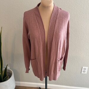 Women's Pink Cardigan Sweater